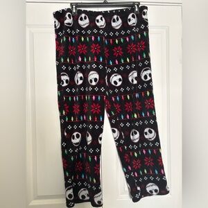 Nightmare Before Christmas Fuzzy Pajama Pants